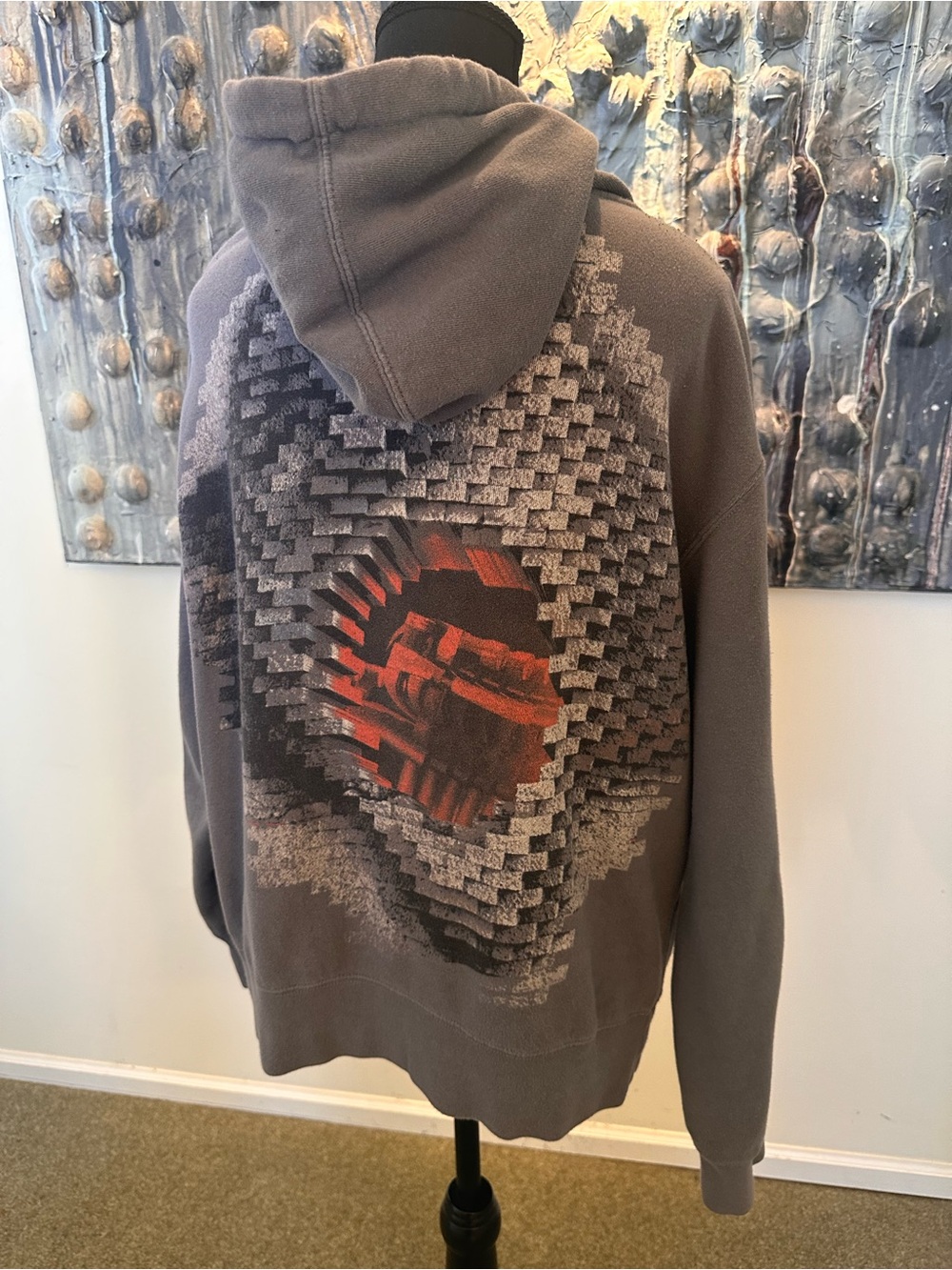 Roger Waters Pink Floyd The Wall Tour 2019-2013 Men’s Lg Hoodie